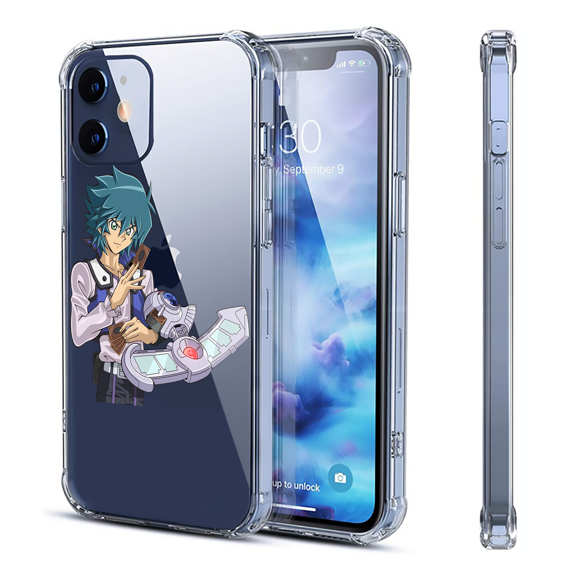 （画像用） 遊☆戯☆王 Yu-Gi-Oh! 【iPhone 12シリーズ対応】透明スマホケース（クリアソフトケース）